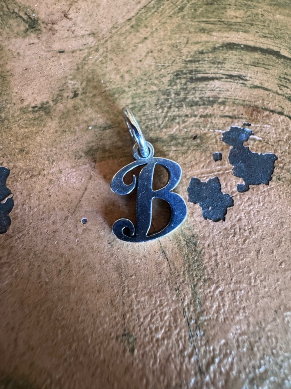James Avery Silver Letter 'B' Initial Charm Pendant